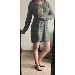 A&F Grey Sweater Dress